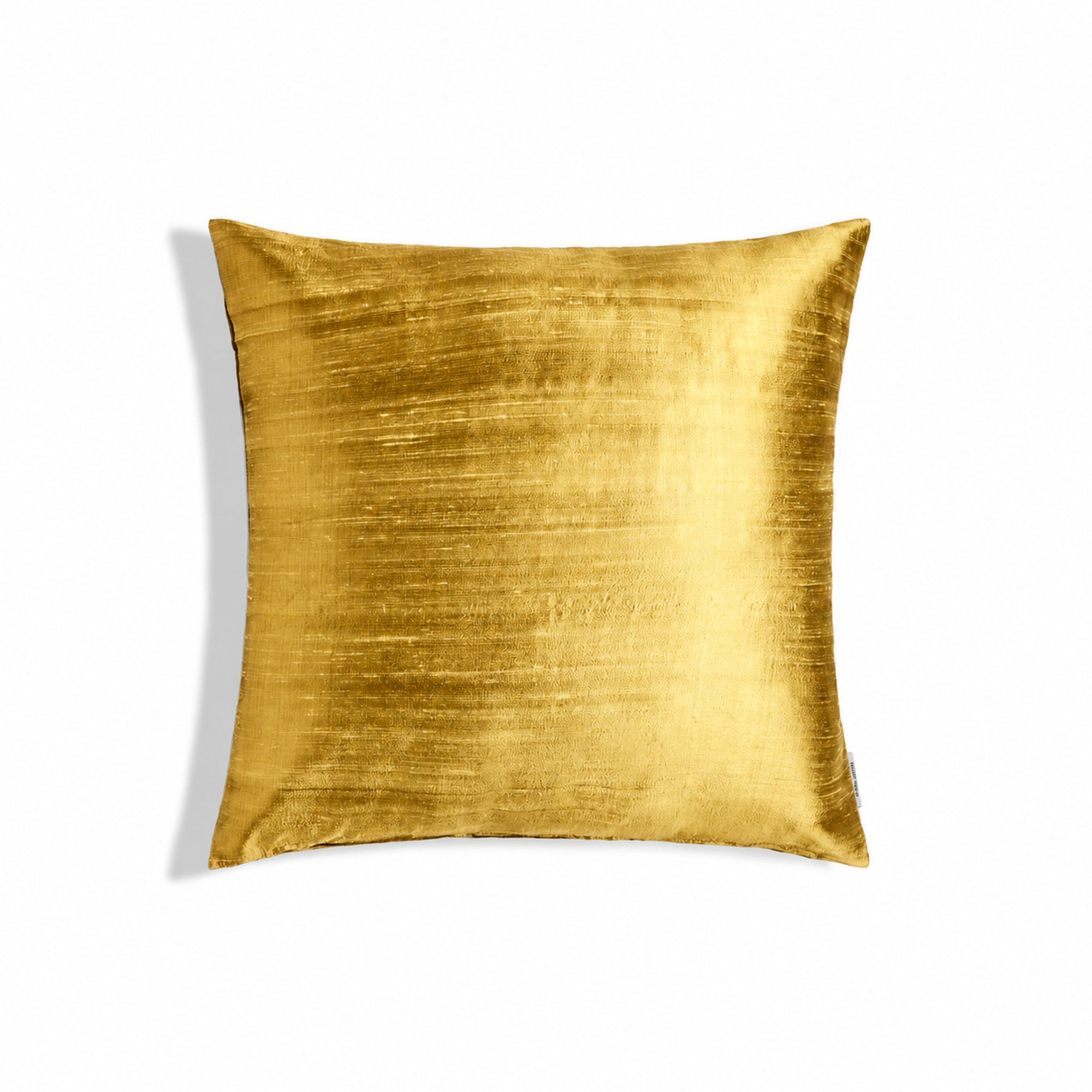Sankara Silk Pillow - Gold - 16x16 square pillow