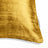 Sankara Silk Pillow - Gold - corner detail | all-groups