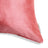 Sankara Silk Pillow - Hibiscus Pink - corner detail | all-groups