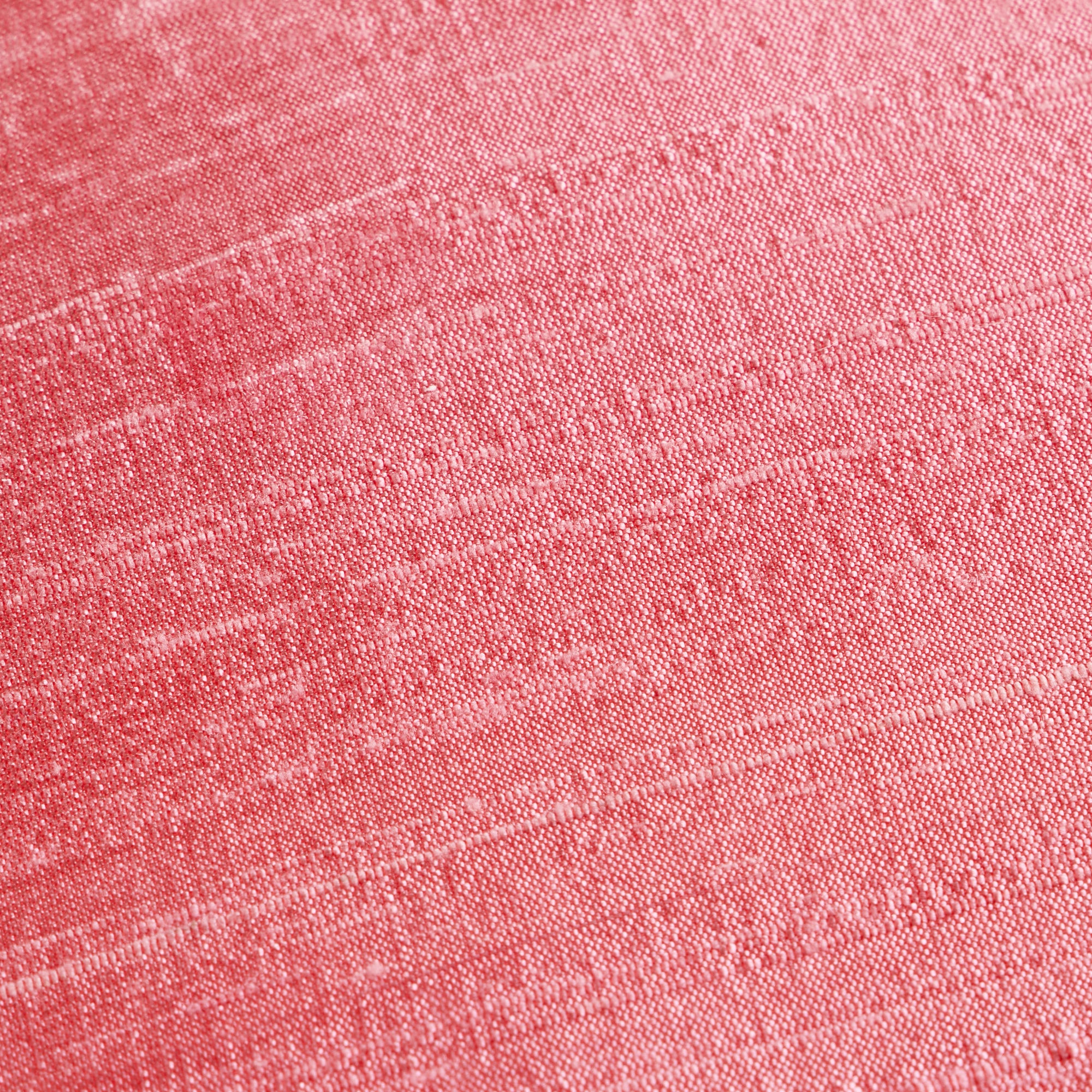 Sankara Silk Pillow - Hibiscus Pink - fabric detail | all-groups