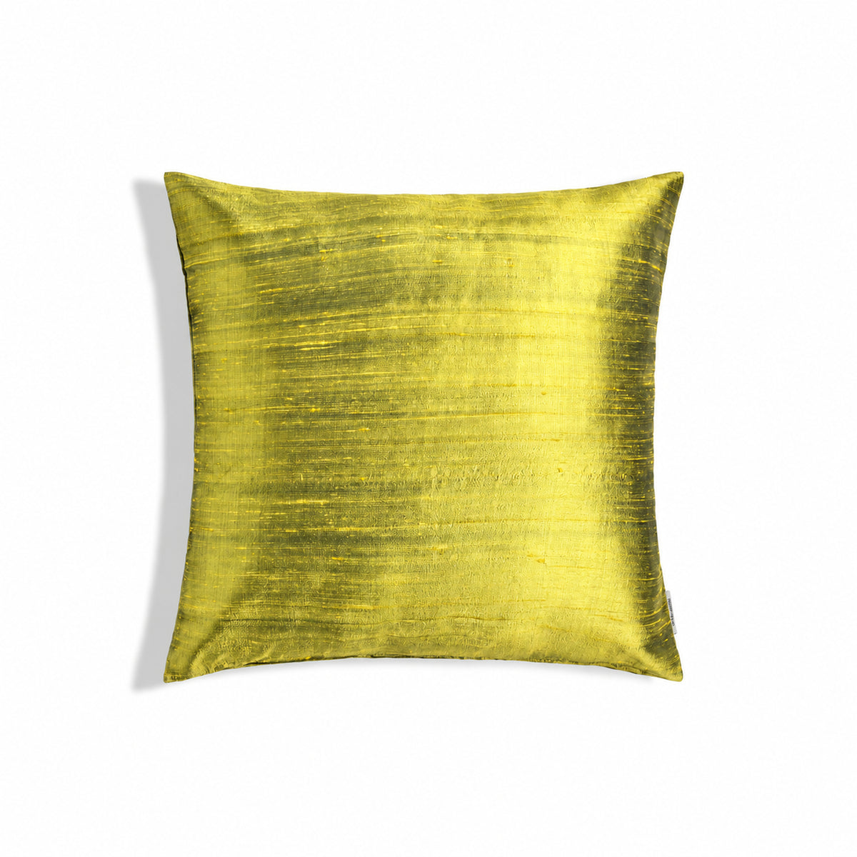 Sankara Silk Pillow - Lime - 16x16 square pillow
