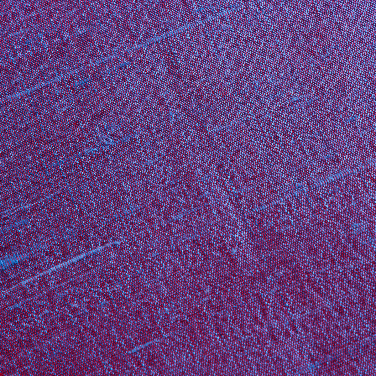 Sankara Silk Pillow - Purple - fabric detail | all-groups