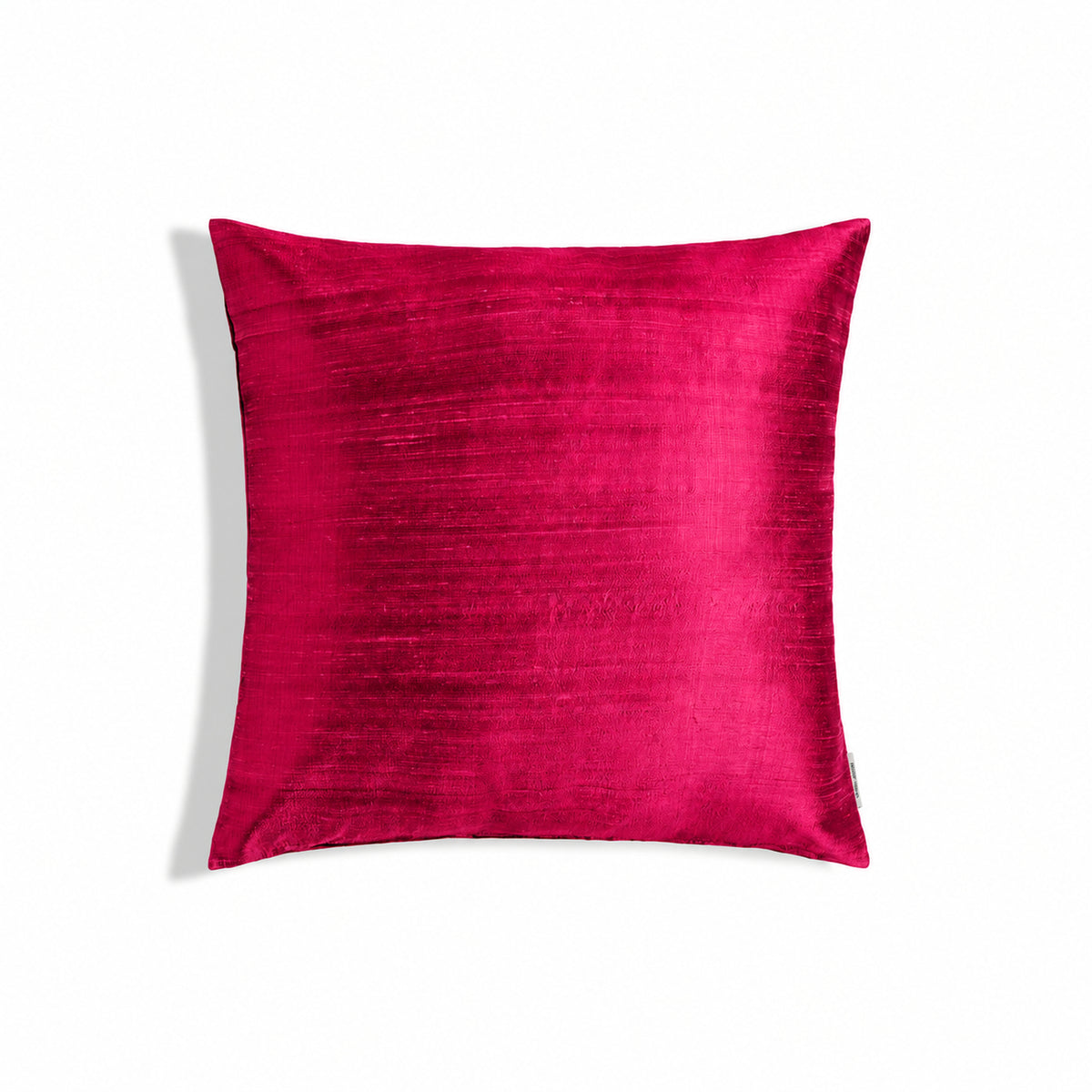 Sankara Silk Pillow - Raspberry - 16x16 square pillow