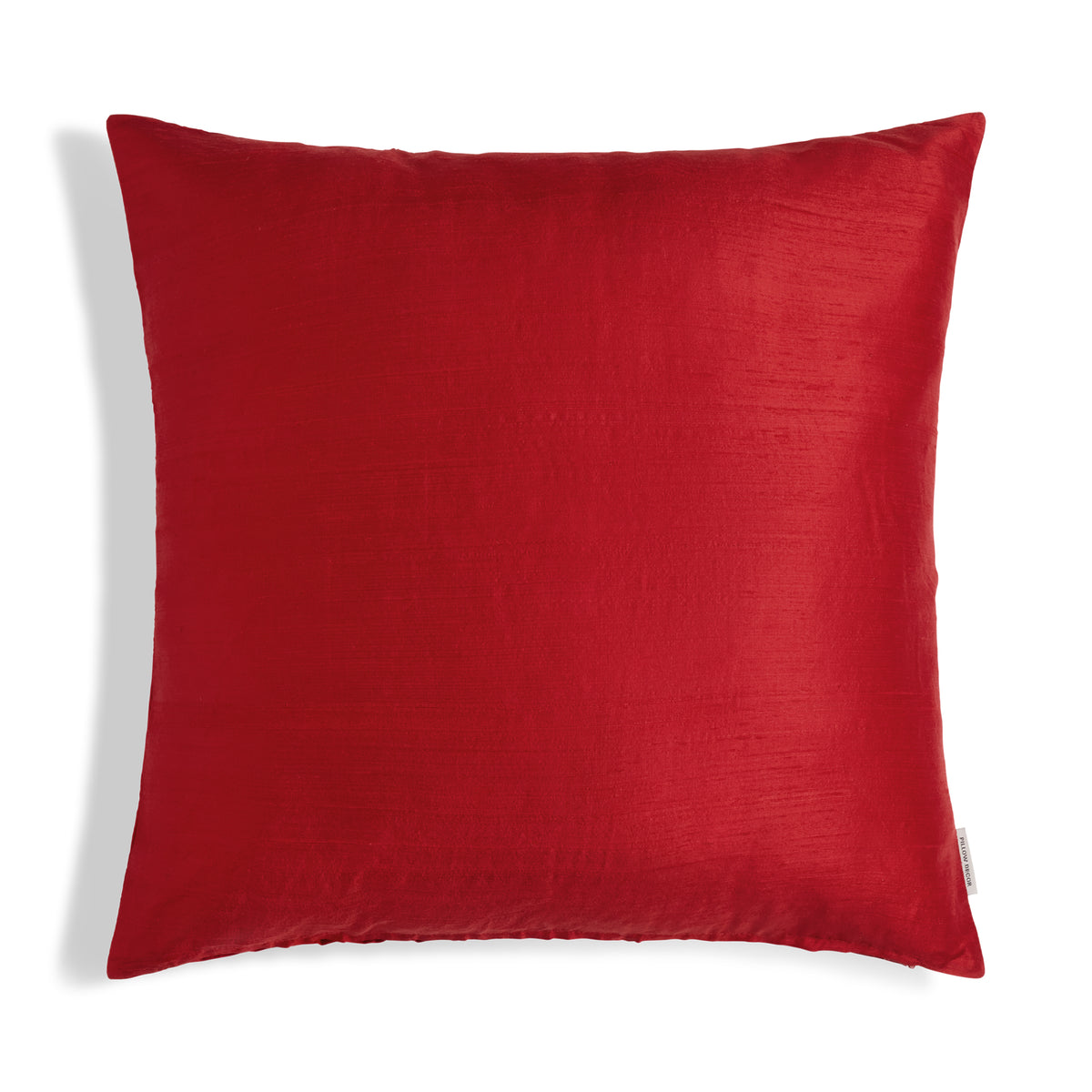 Sankara Silk Pillow - Red - 20x20 square pillow