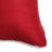 Sankara Silk Pillow - Red - corner detail | all-groups