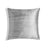 Sankara Silk Pillow - Silver - 18x18 square pillow