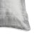 Sankara Silk Pillow - Silver - corner detail | all-groups