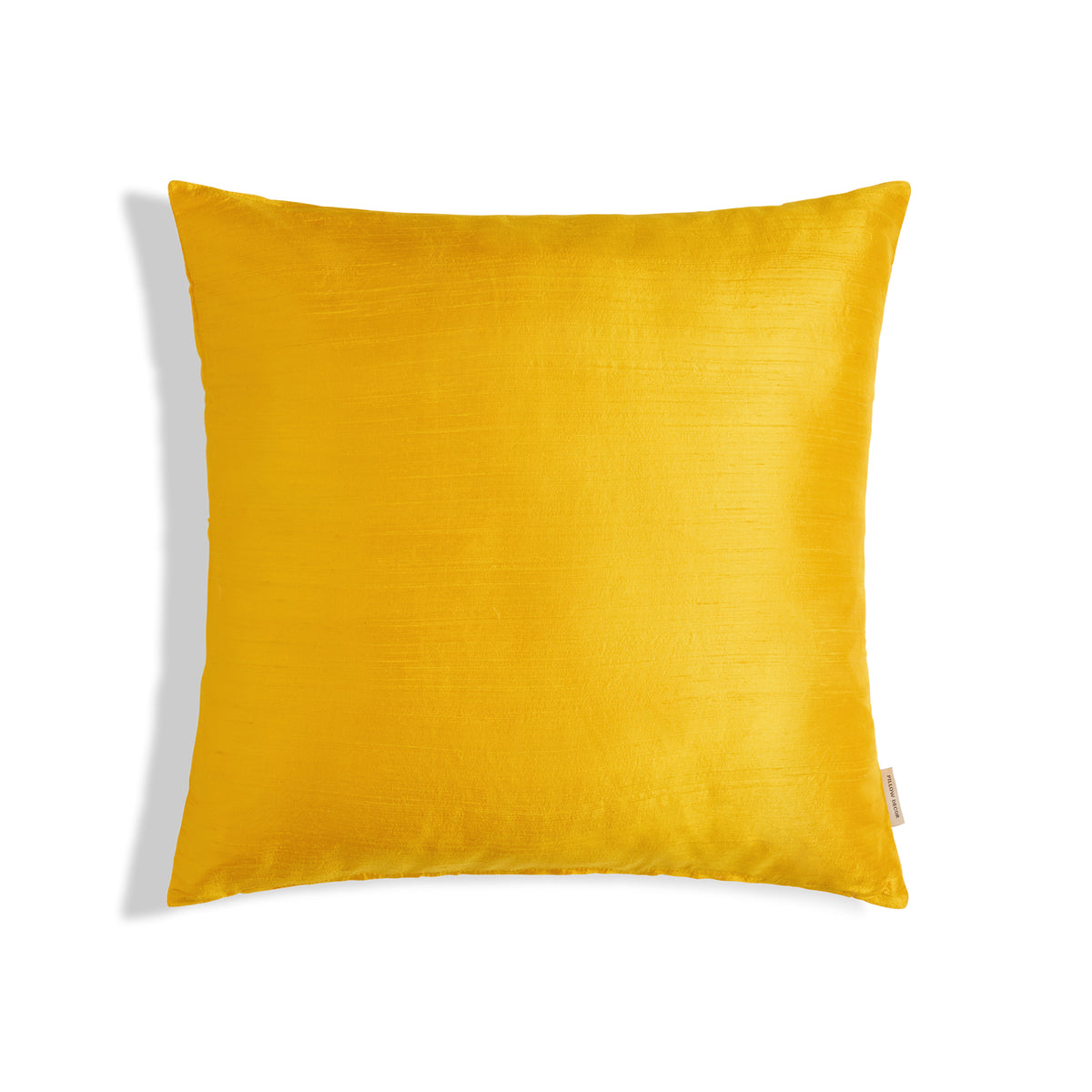Sankara Silk Pillow - Yellow - 18x18 square pillow