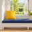 Sankara Silk Pillow - Yellow - 20x20 square pillow - lifestyle | all-groups