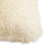Mongolian Sheepskin Pillow - Cream - corner detail | all-groups