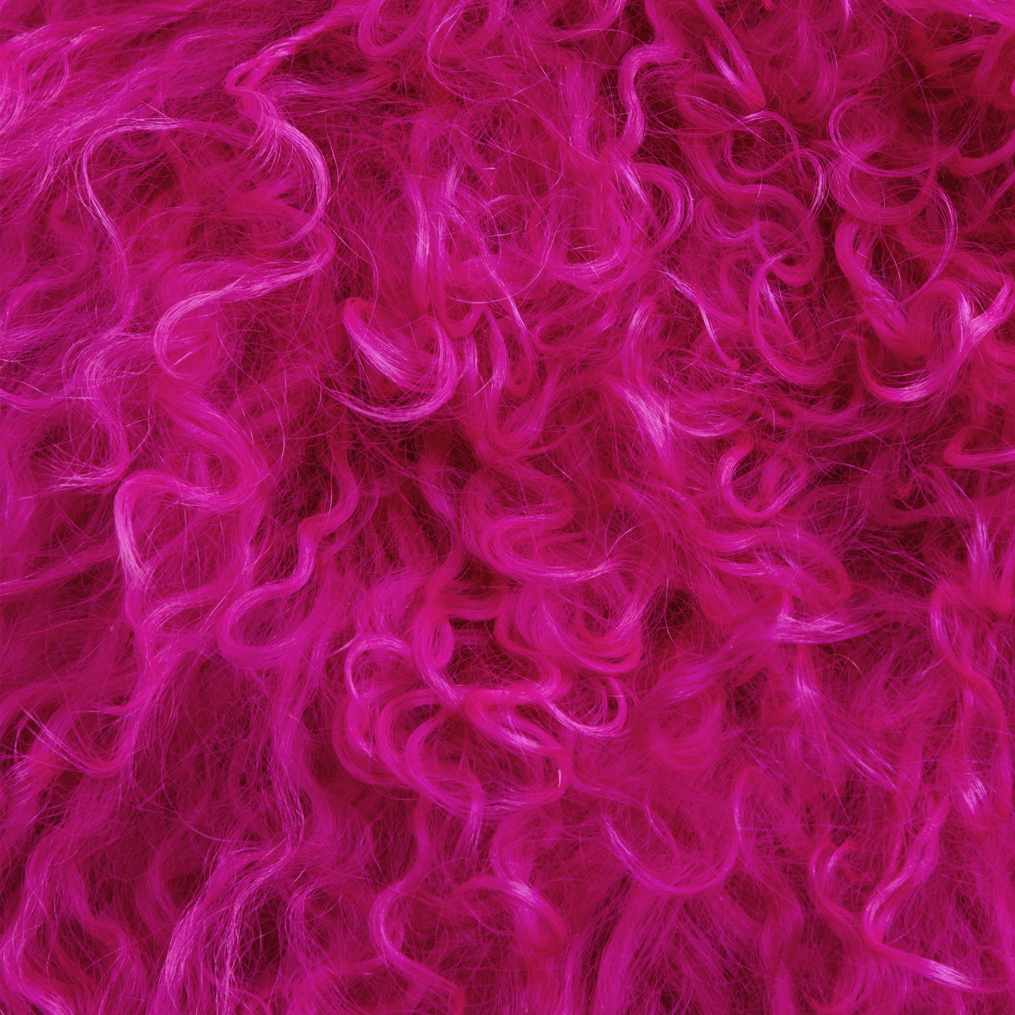 Mongolian Sheepskin Pillow - Fuchsia - fabric detail | all-groups