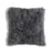 Mongolian Sheepskin Pillow - Gray - 18x18 square pillow