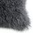Mongolian Sheepskin Pillow - Gray - corner detail | all-groups
