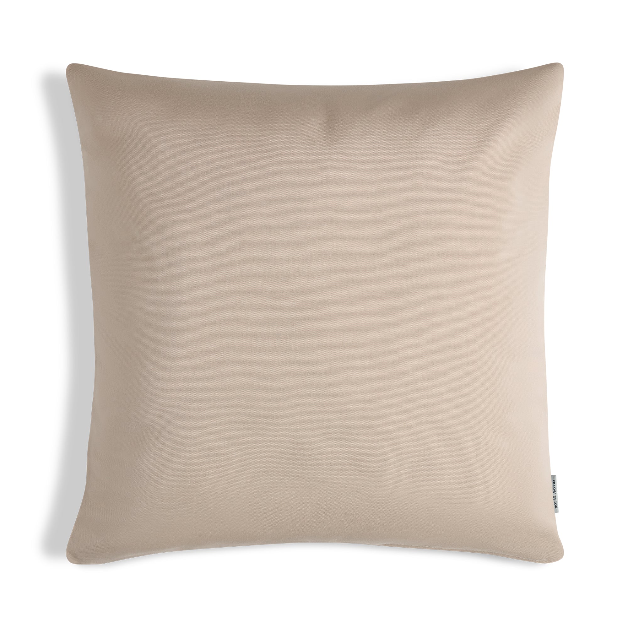 Sunbrella Outdoor Solid Pillow - Antique Beige - 20x20 square pillow