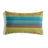 Sunbrella Outdoor Stripe Pillow - Homested Lagoon - 12x20 lumbar pillow
