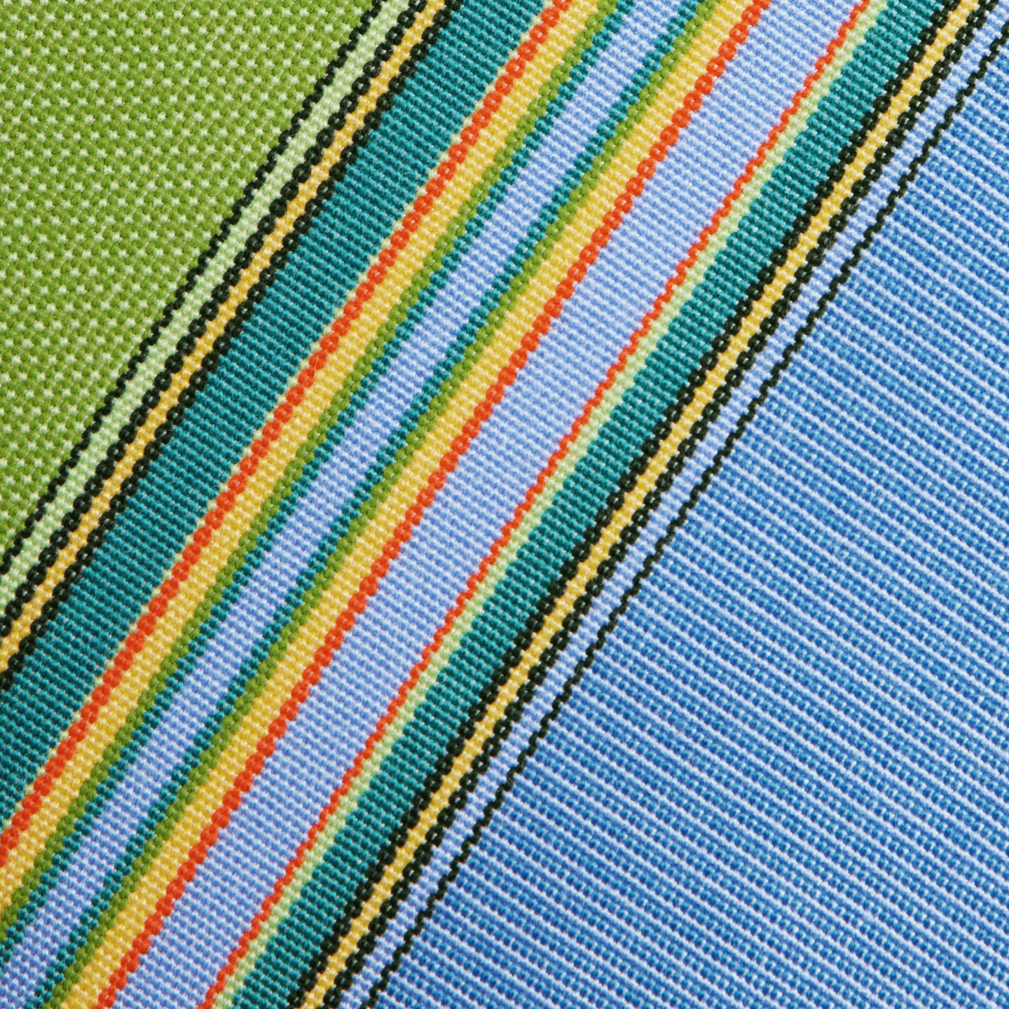 Sunbrella Outdoor Stripe Pillow - Bravada Meadow - fabric detail | all-groups