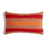 Sunbrella Outdoor Stripe Pillow - Bravada Salsa - 12x20 lumbar pillow