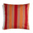 Sunbrella Outdoor Stripe Pillow - Bravada Salsa - 20x20 square pillow