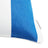 Sunbrella Outdoor Stripe Pillow - Cabana Blue - corner detail | all-groups