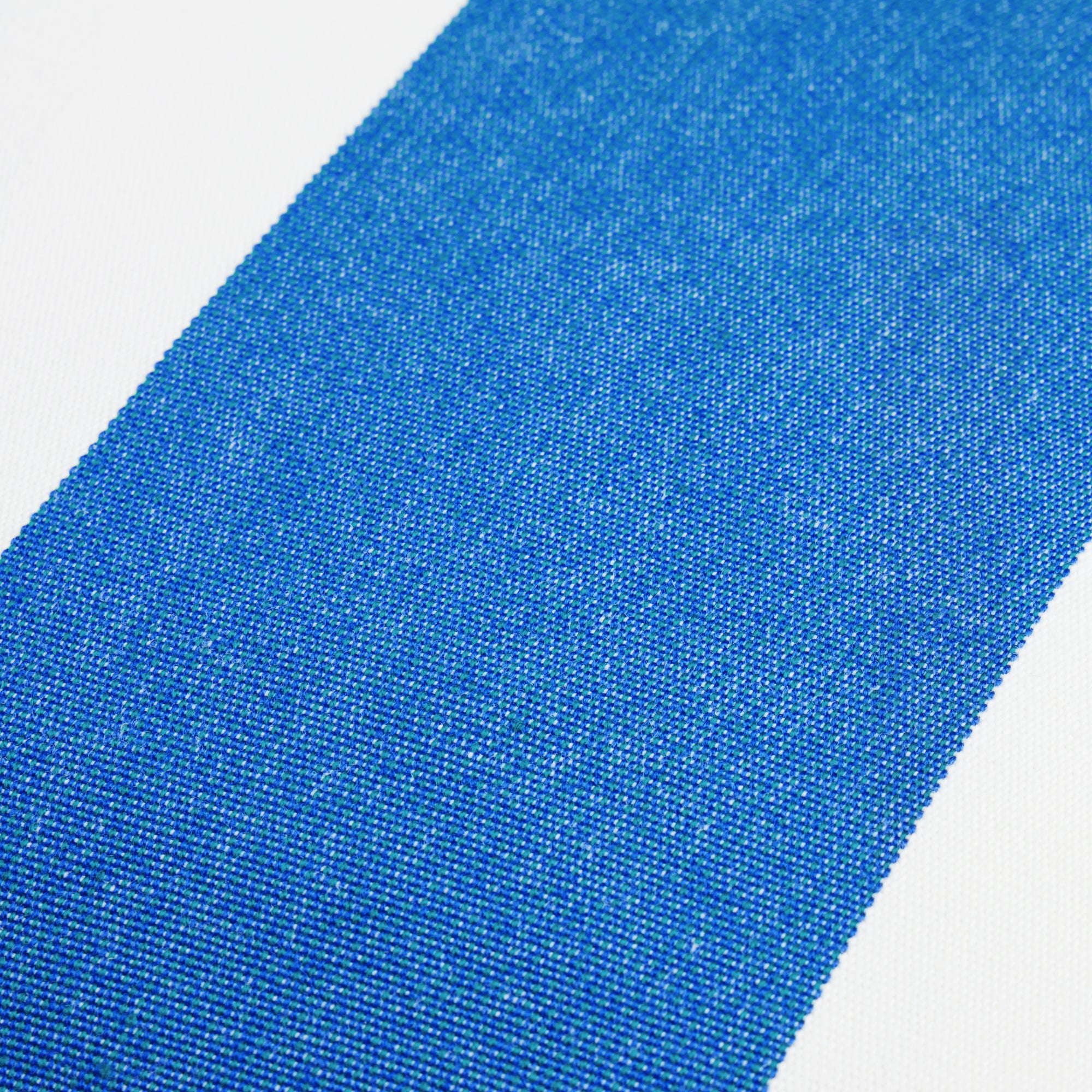 Sunbrella Outdoor Stripe Pillow - Cabana Blue - fabric detail | all-groups