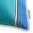 Sunbrella Outdoor Stripe Pillow - Dolce Oasis - corner detail | all-groups