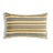Sunbrella Outdoor Stripe Pillow - Savannah Stone - 12x20 lumbar pillow