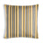 Sunbrella Outdoor Stripe Pillow - Savannah Stone - 20x20 square pillow