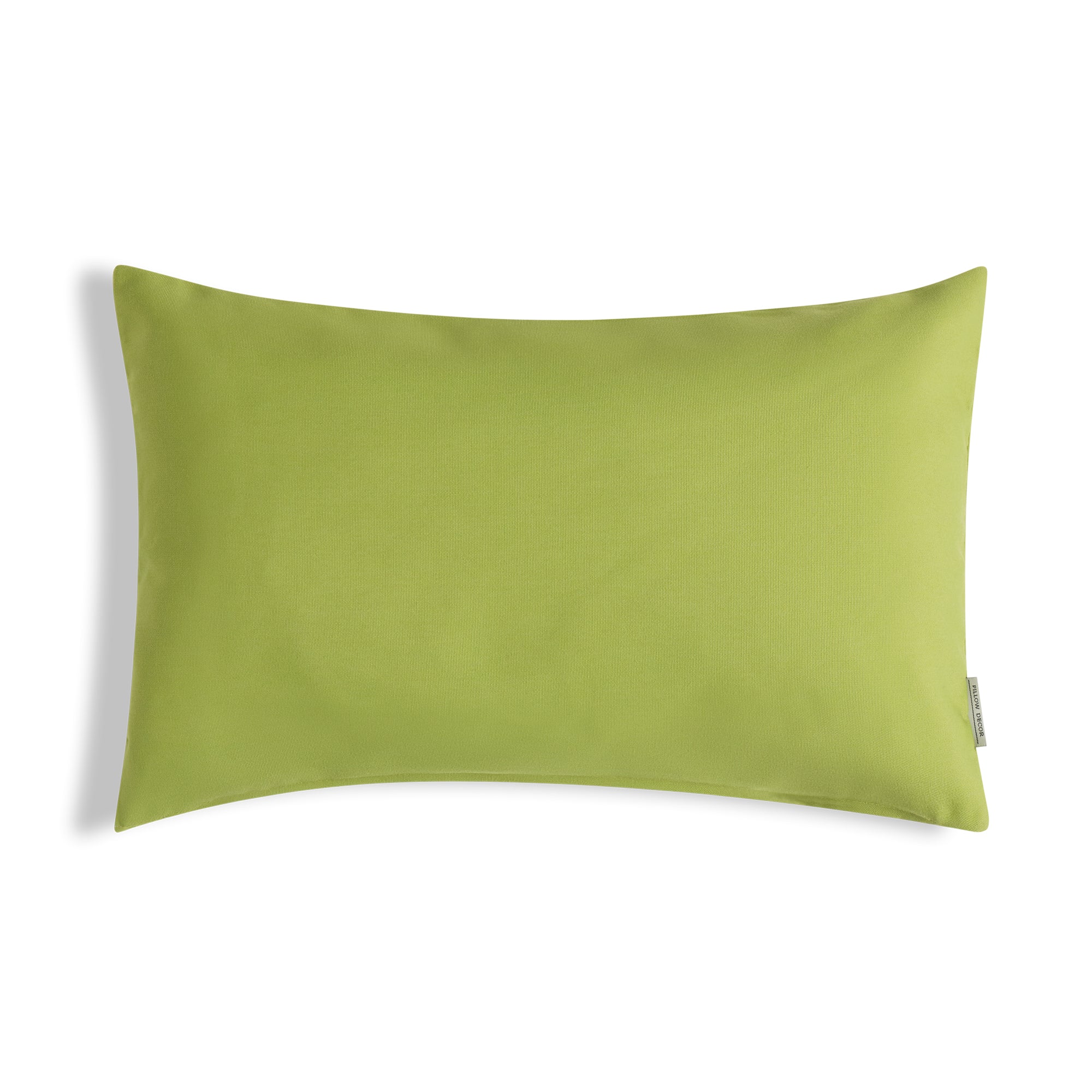 Sunbrella Outdoor Solid Pillow - Avocado Green - 12x20 lumbar pillow