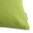 Sunbrella Outdoor Solid Pillow - Avocado Green - corner detail | all-groups