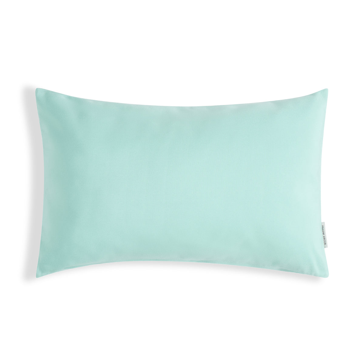 Sunbrella Outdoor Solid Pillow - Seafoam Blue - 12x20 lumbar pillow