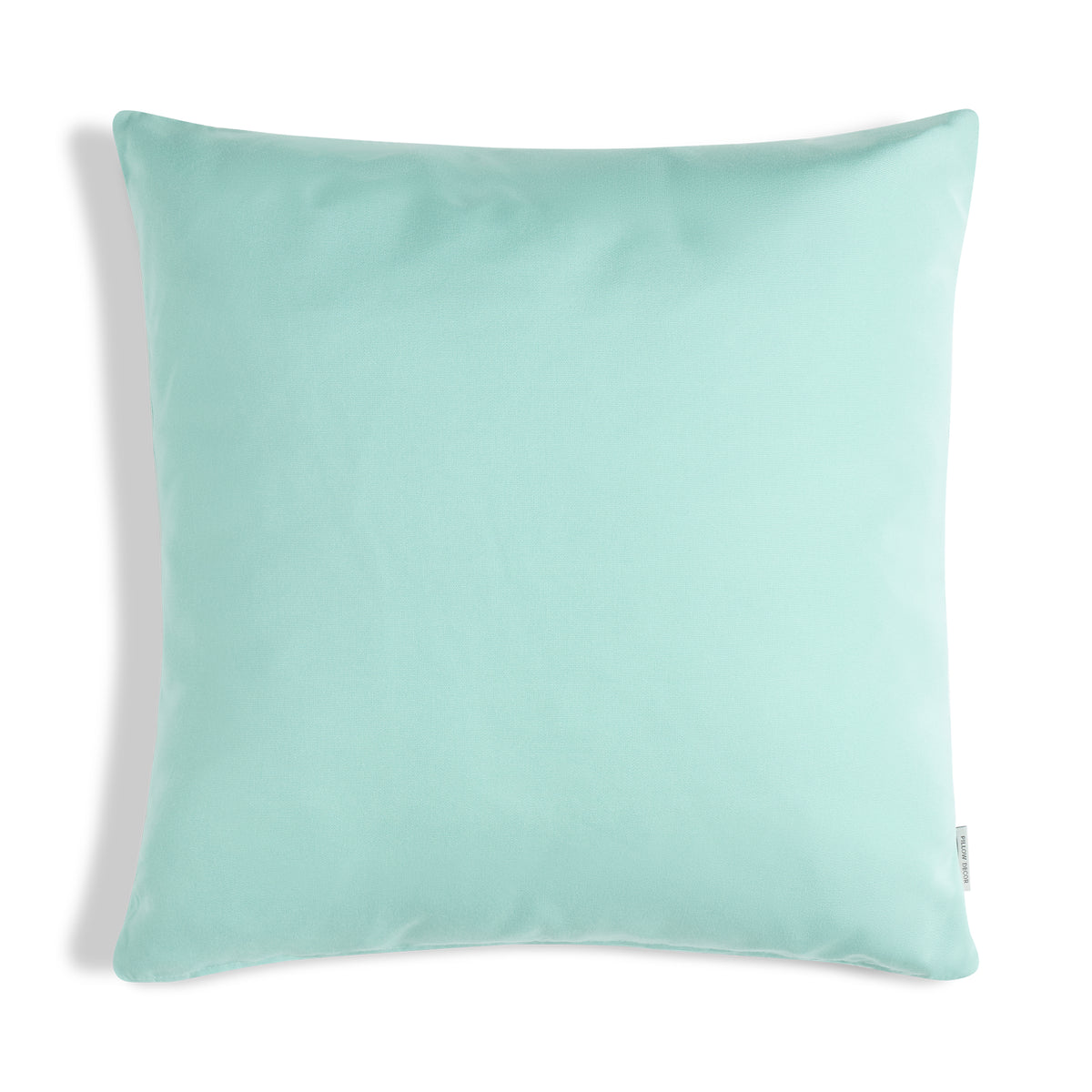 Sunbrella Outdoor Solid Pillow - Seafoam Blue - 20x20 square pillow