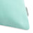 Sunbrella Outdoor Solid Pillow - Seafoam Blue - corner detail | all-groups