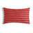 Sunbrella Outdoor Stripe Pillow - Mesa Flame - 12x20 lumbar pillow