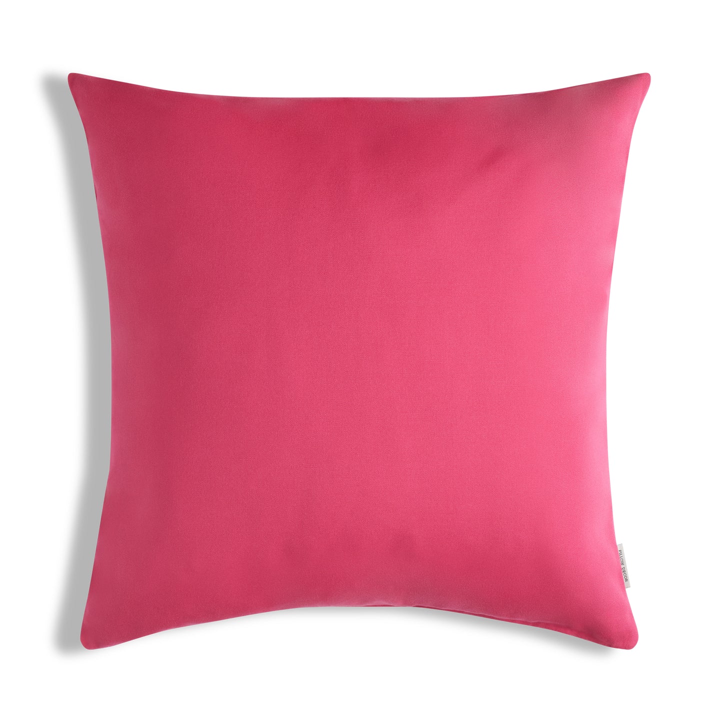 Sunbrella Outdoor Solid Pillow - Hot Pink - 20x20 square pillow