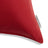 Sunbrella Outdoor Solid Pillow - Red - corner detail | all-groups