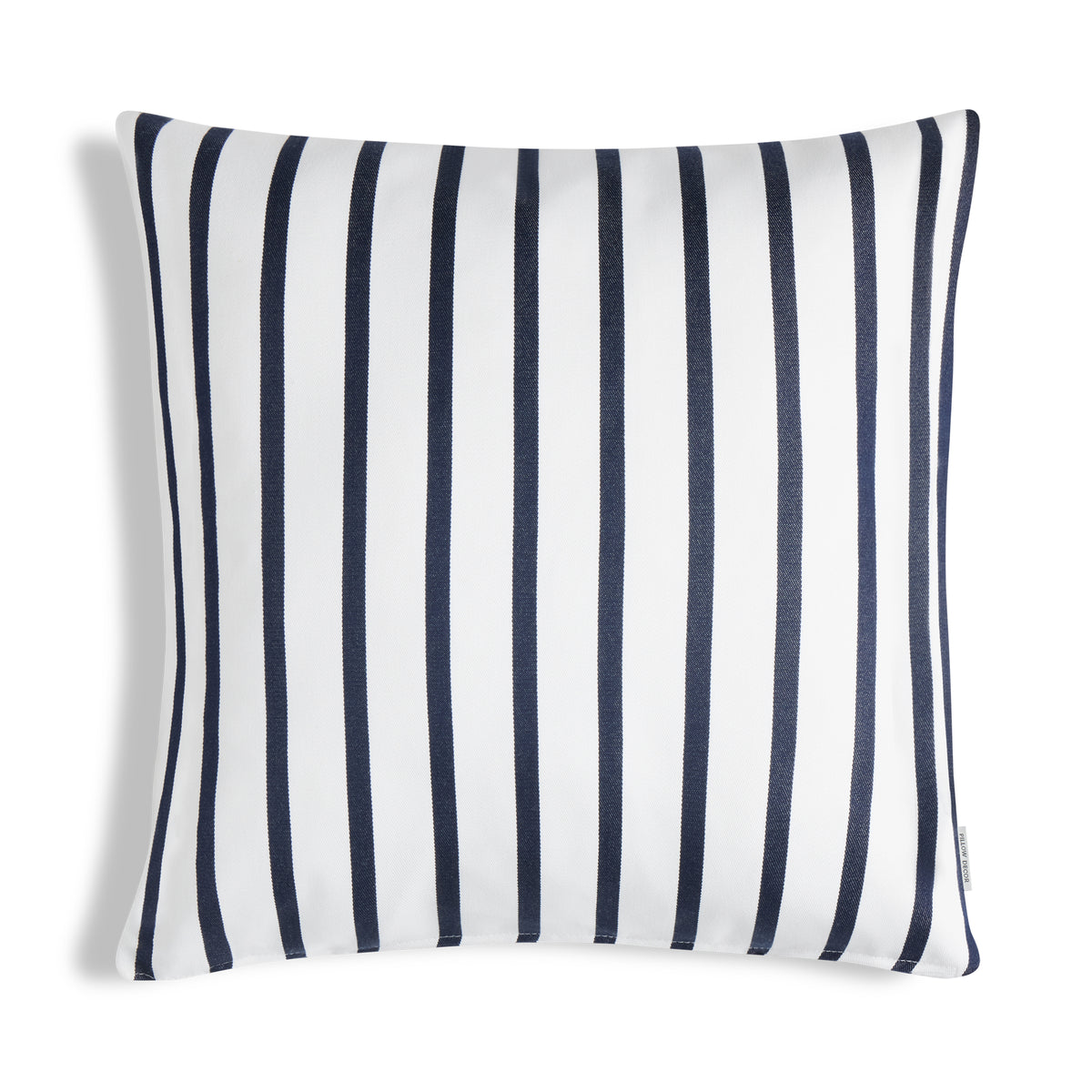 Sunbrella Outdoor Stripe Pillow - Lido Navy - 20x20 square pillow