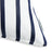 Sunbrella Outdoor Stripe Pillow - Lido Navy - corner detail | all-groups