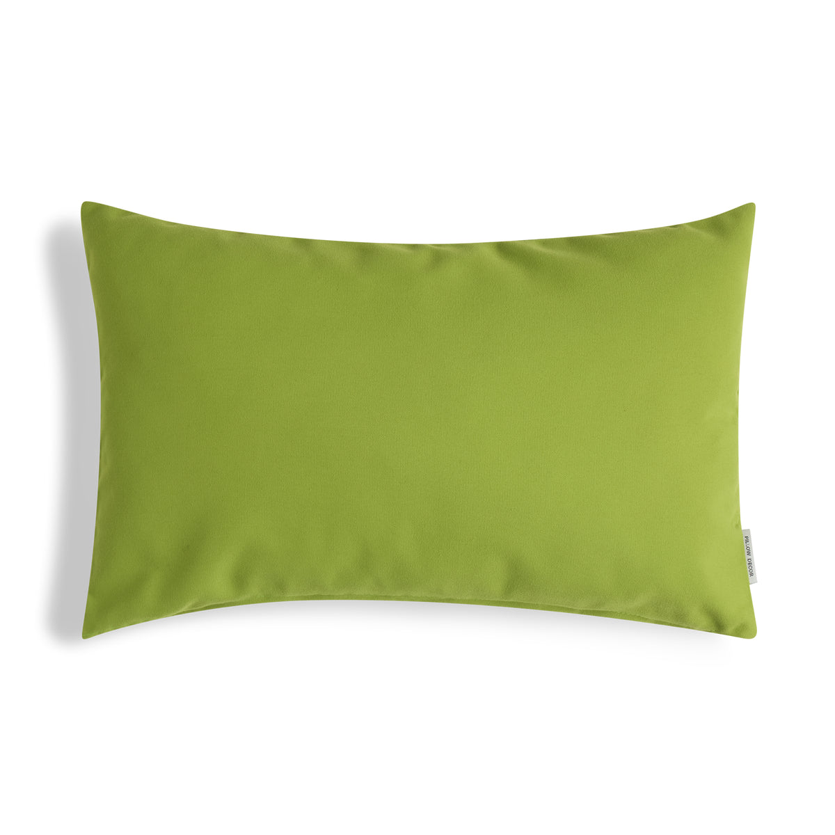 Sunbrella Outdoor Solid Pillow - Lime - 12x20 lumbar pillow