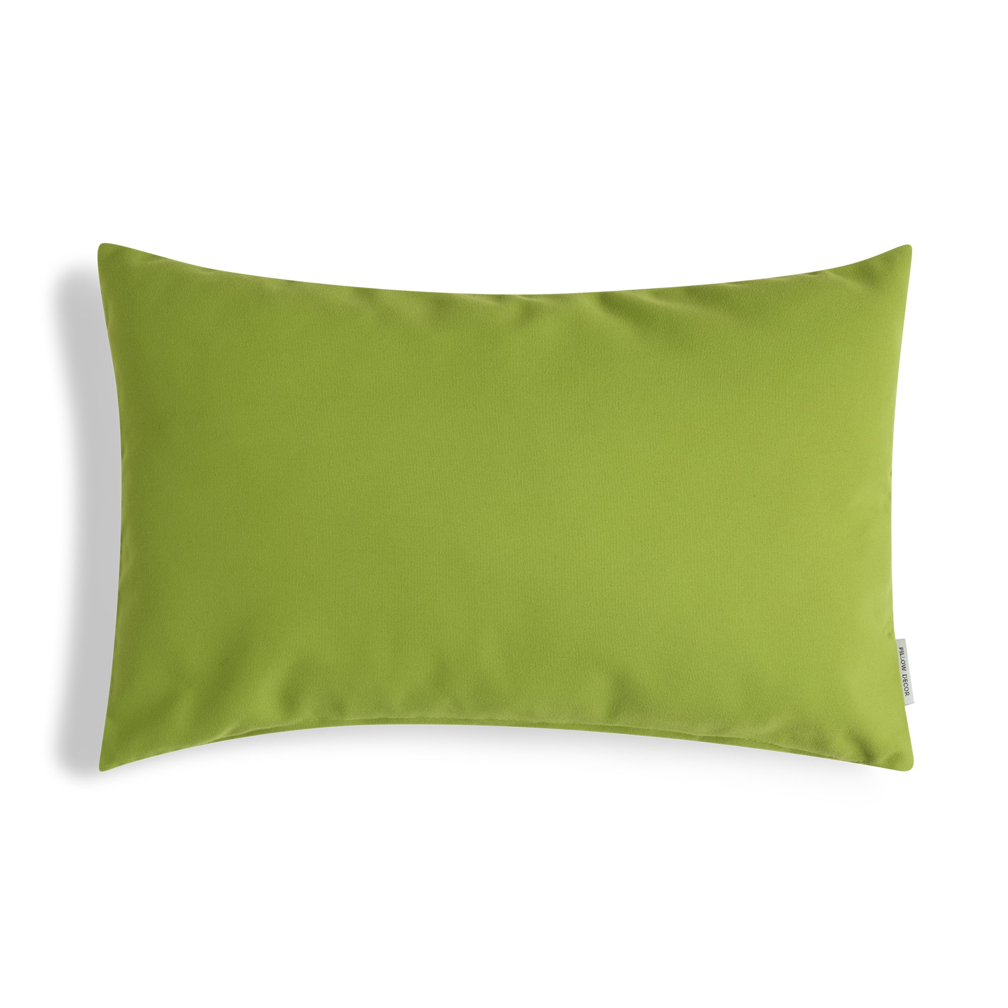 Sunbrella Outdoor Solid Pillow - Lime - 12x20 lumbar pillow