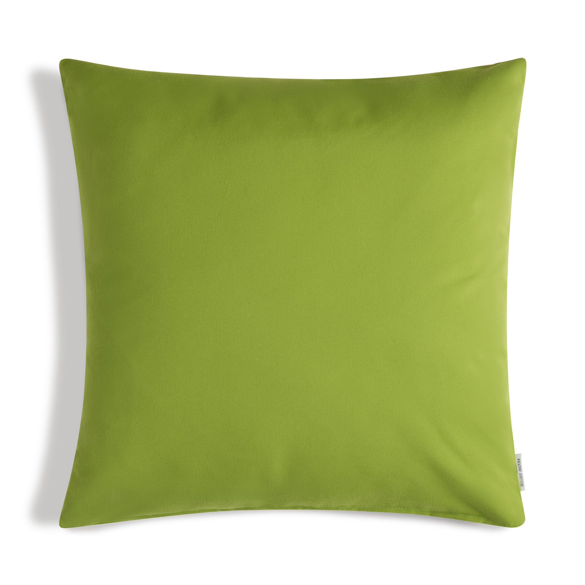 Sunbrella Outdoor Solid Pillow - Lime - 20x20 square pillow