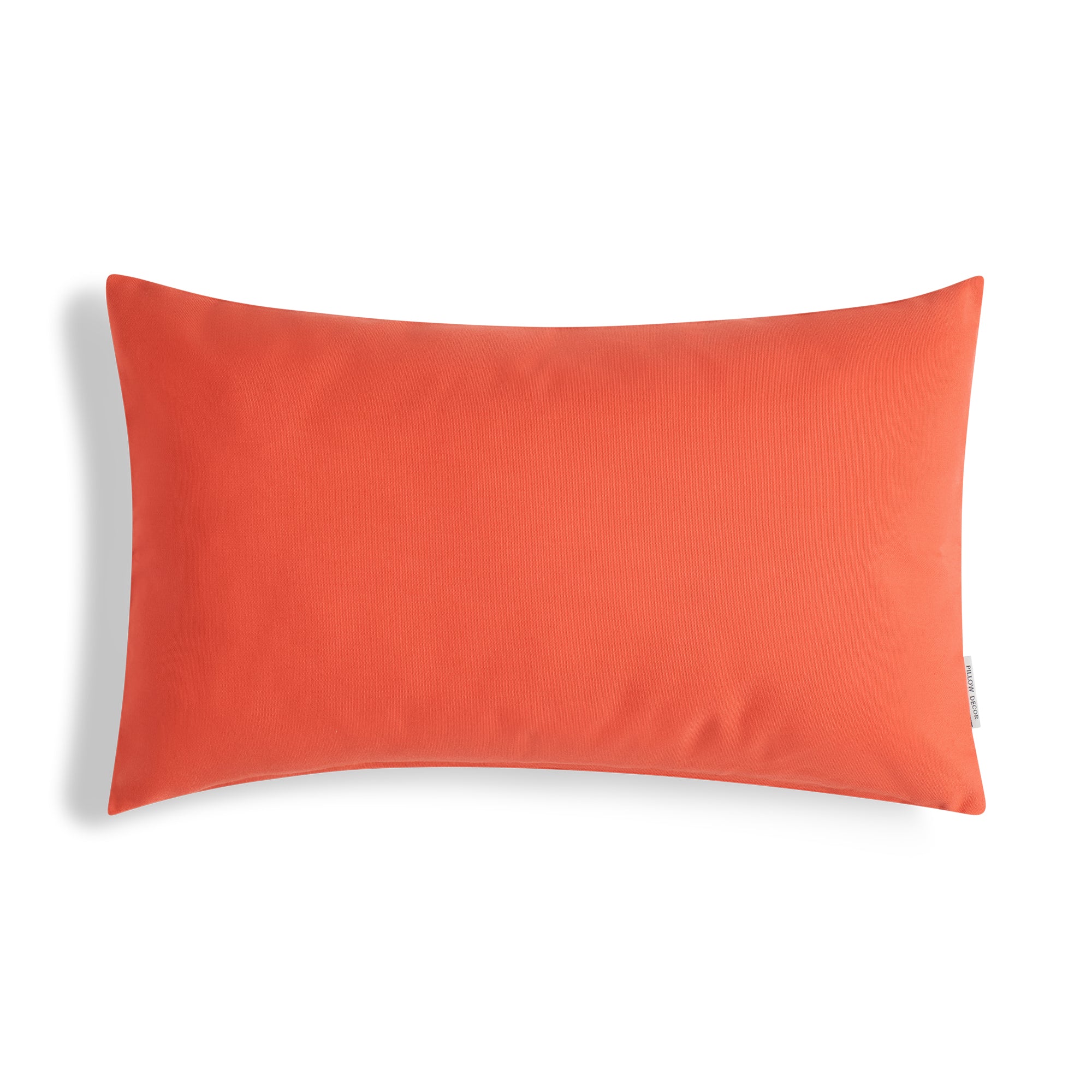 Sunbrella Outdoor Solid Pillow - Melon - 12x20 lumbar pillow
