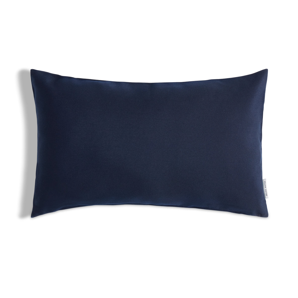Sunbrella Outdoor Solid Pillow - Navy Blue - 12x20 lumbar pillow