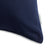 Sunbrella Outdoor Solid Pillow - Navy Blue - corner detail | all-groups