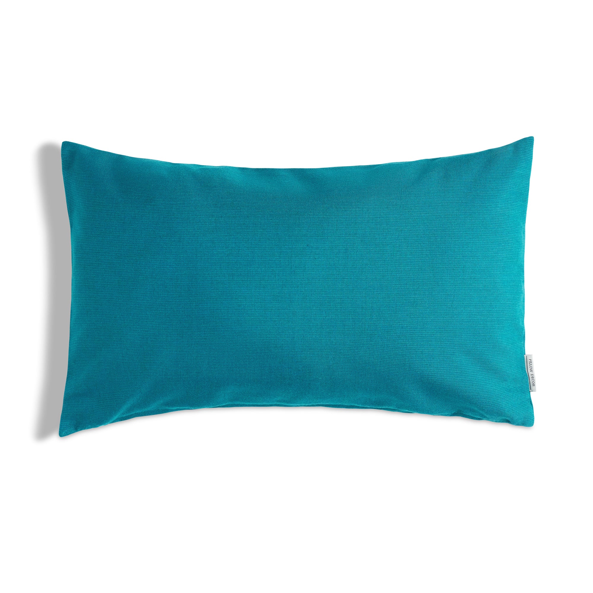 Sunbrella Outdoor Solid Pillow - Teal - 12x20 lumbar pillow