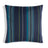 Sunbrella Outdoor Stripe Pillow - Riverbend Blues - 20x20 square pillow