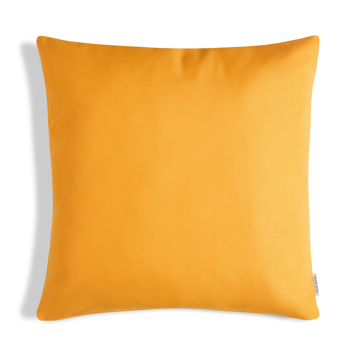 Sunbrella Outdoor Solid Pillow - Sunflower Yellow - 20x20 square pillow