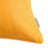 Sunbrella Outdoor Solid Pillow - Sunflower Yellow - corner detail | all-groups