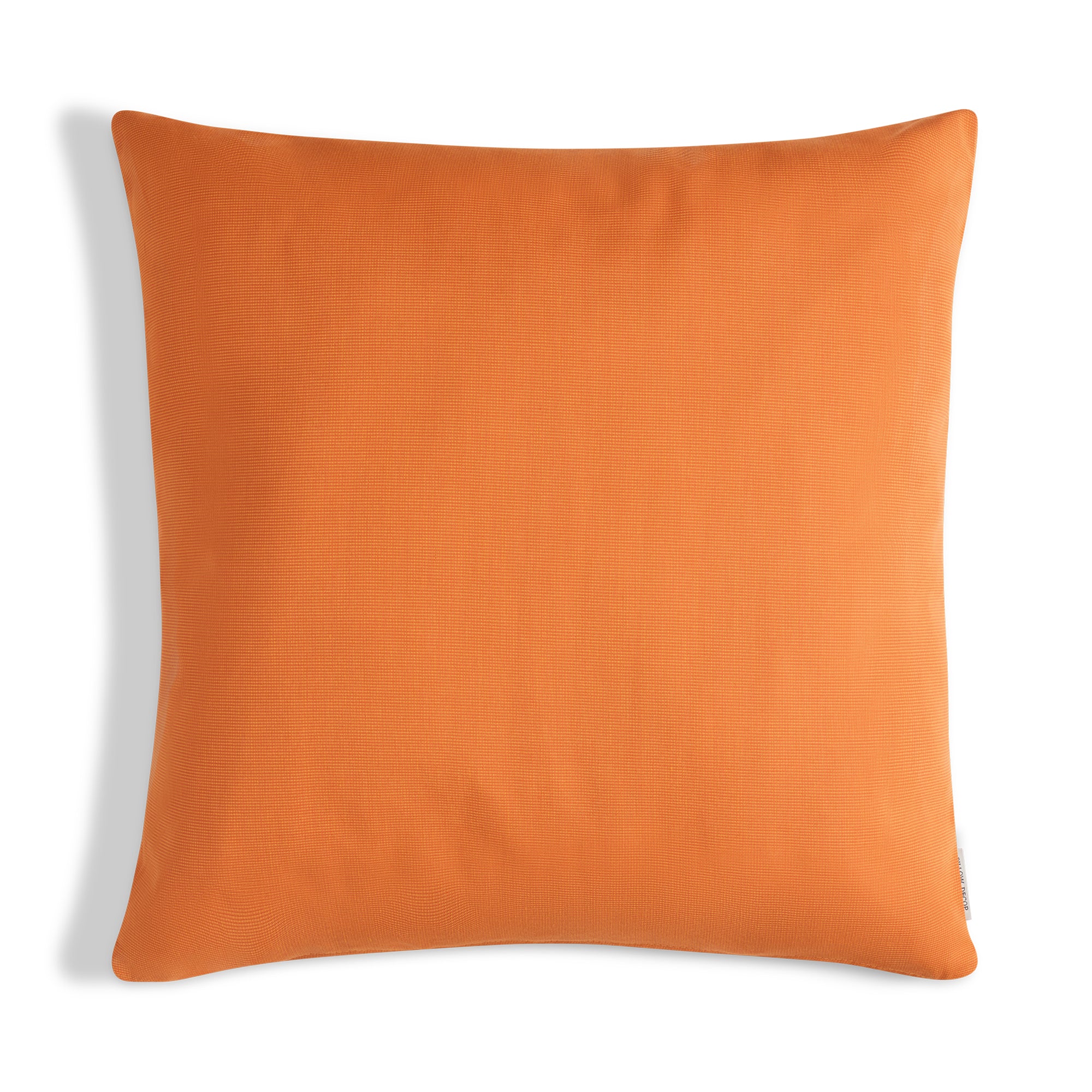 Sunbrella Outdoor Solid Pillow - Citrus Orange - 20x20 square pillow