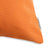 Sunbrella Outdoor Solid Pillow - Citrus Orange - corner detail | all-groups