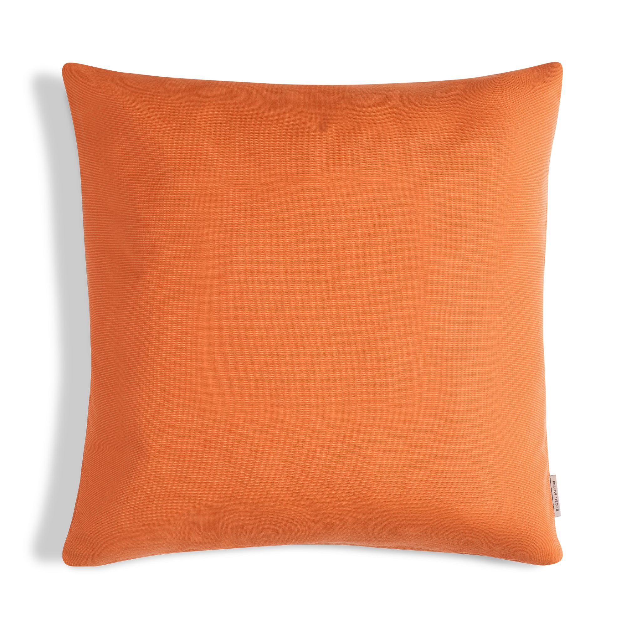 Sunbrella Outdoor Solid Pillow - Tangerine Orange - 20x20 square pillow